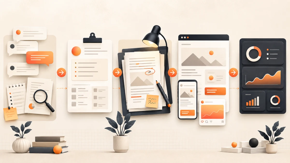 Content writing cost in India workflow from research and briefing through human editing, publishing and measurement